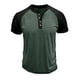 thumbnail image 4 of pstuiky Camisas de vestir de manga corta para hombre, Blusa informal de manga corta con cuello vuelto y media cremallera para hombre camisas casuales para hombre xxl, 4 of 7