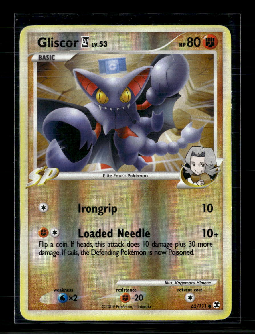 2013 Platinum – Rising Rivals Gliscor 4 #62/111