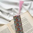 thumbnail image 6 of Kdxio Geometry Print Metal Tassel Bookmarks,Perfect Gift for Art Lovers and Bookworms Metal Bookmarks for Women, 6 of 8