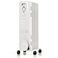thumbnail image 1 of Gymax 1500W Portable Oil Filled Radiator Space Heater Home Office w/ Wheels, 1 of 6