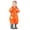 Orange, variant on Odeerbi Rain Coats Kids Rain Jacket Waterproof Hooded Jacket Wind Girls Boys Mask XL