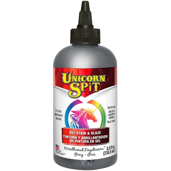 Unicorn Spit Gel Stain and Glaze - Weathered Daydream, 8 oz, Bottle