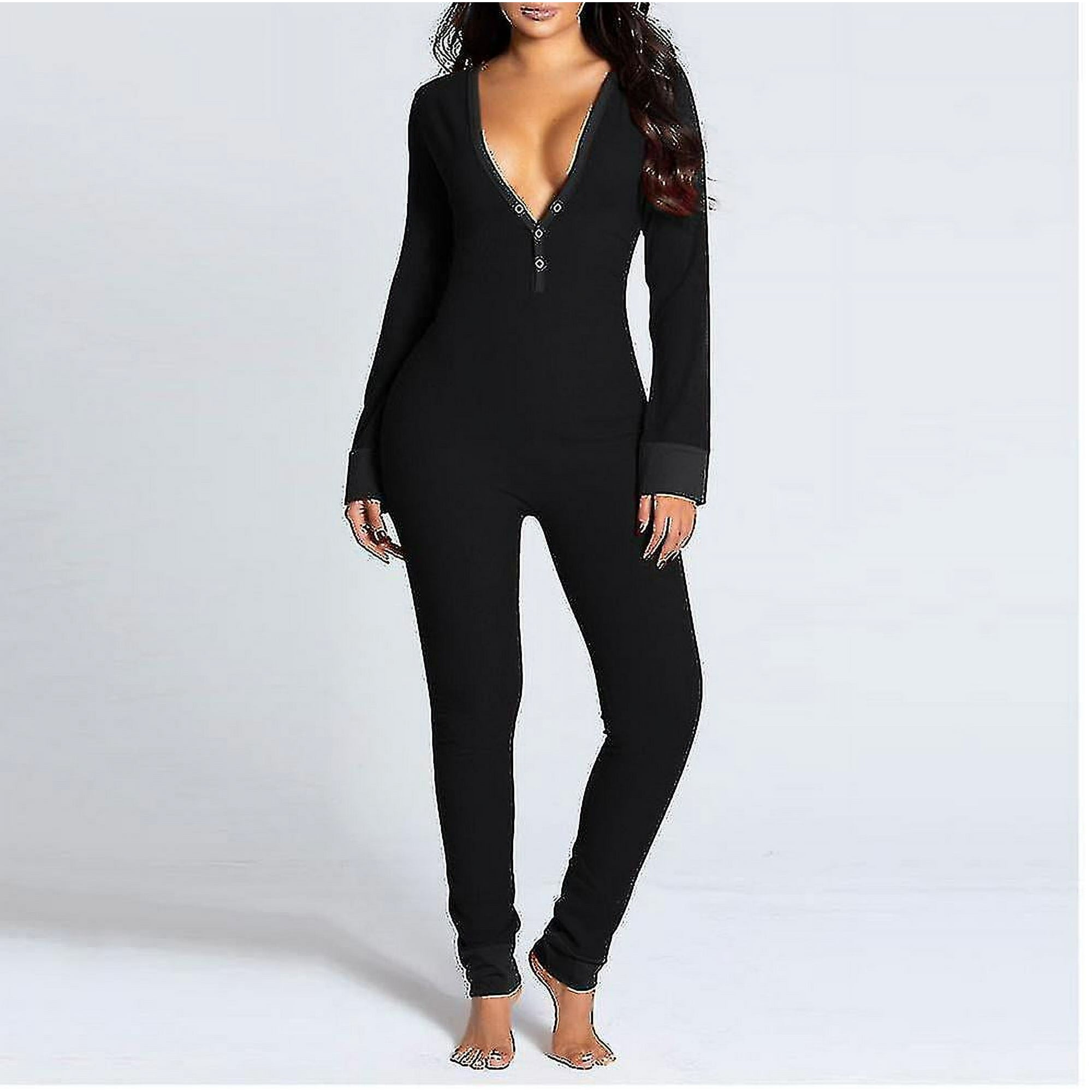 Black onesie pajamas womens hotsell