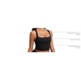 thumbnail image 4 of Top Deportivo CRZ YOGA Butterluxe Cuello Cuadrado Negro Talle Grande, 4 of 6