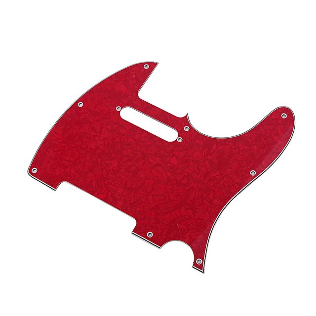 licencia de rasguño de pickguard precableado de guitarra de plástico de de 3 capas orificios para accesorios de piezas de guitarra eléctrica Baoblaze golpeador precableado