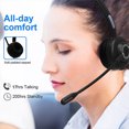 thumbnail image 3 of Cateissary Auriculares inalámbricos Auriculares recargables compatibles con Bluetooth Hablando Cables de audio/vídeo Sin base de carga, 3 of 6