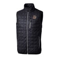 thumbnail image 2 of Men's Cutter & Buck  Navy Durham Bulls Rainier PrimaLoft Big & Tall Eco Insulated Full-Zip Puffer Vest, 2 of 3