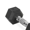 thumbnail image 2 of CAP Barbell, 12lb Rubber Hex Dumbbell, Single, 2 of 8