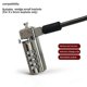 thumbnail image 4 of Laptop Lock 7000 3x5mm Small Keyhole Computer Anti-Theft Lock Suitable for Spirit More Burning, 4 of 5