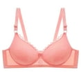 thumbnail image 5 of Tbopshirt Wireless Bras for Women Plus Size,Stretch Push-Up Womens Bras Lace Underwire Bras,Traceless Comfortable No Steel Ring Breathable Gathering Bra Underwear, 5 of 6