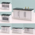 thumbnail image 2 of 1:12 Miniature Furniture Sink Stove Cabinet Dolls House Cupboard Dolls House Furniture 1/12 Scale, 2 of 9