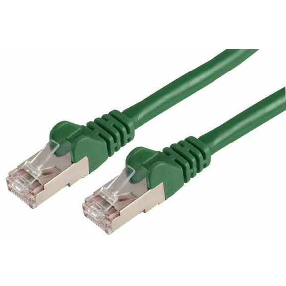 PRO SIGNAL - 0.5m Green Cat6a LSOH RJ45 Ethernet Patch Lead