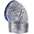 thumbnail image 4 of Pawsdot 1Pc Dryer Vent Hose Silver Aluminum Thicken Foil Vent Duct for Grow Room and Bathroom, 4 of 8