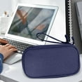 thumbnail image 4 of Yonrjhukm Data Cable Storage Bag, Travel Organizer for Electronic Accessories, Headphone Bag with 2 Compartments, Water Resistant Cable Organizer for Office and Business Travel, 4 of 7
