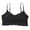 Black, variant on Training Bras for Girls Puberty Solid Color Camisole Soft Comfortable with Adjustable Stretchy Thin Spaghetti Straps Crop Bras