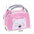 thumbnail image 1 of Bolsa de almuerzo de dibujos animados para niños, bolsa pequeña con aislamiento térmico para niños, caja de almuerzo para bocadillos escolares, bolso de mano contenedor, 1 of 4