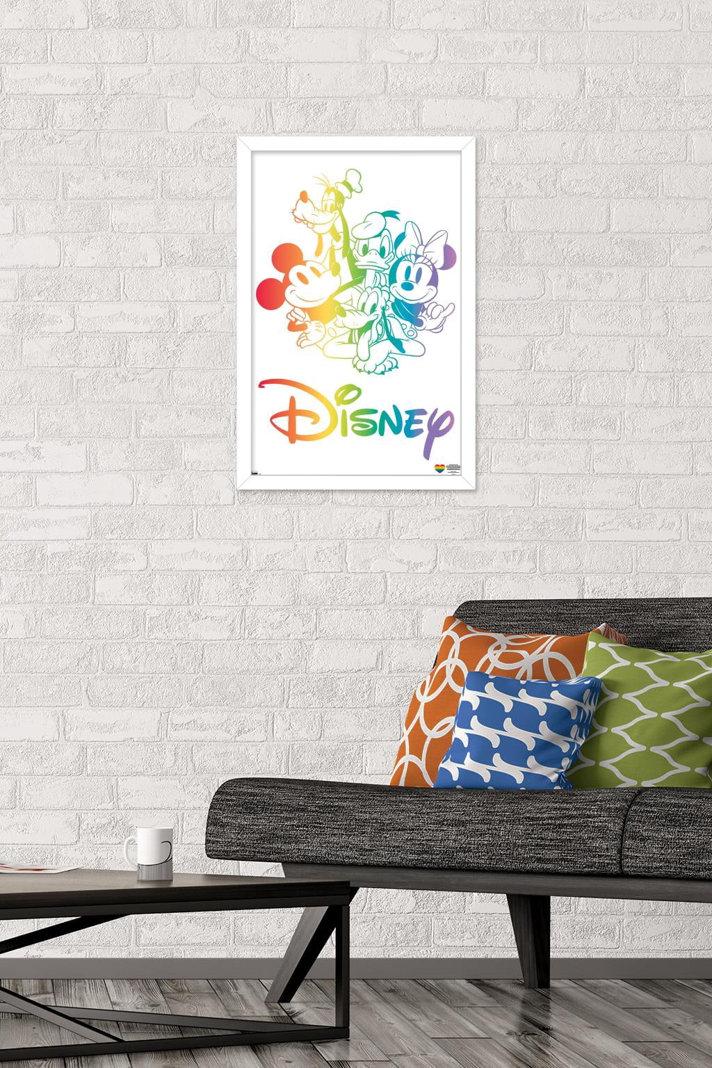 Disney Mickey Mouse - Pride Wall Poster, 14.725" x 22.375" Framed