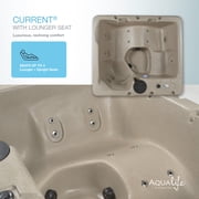 Aqualife by Strong Spas Current 4 Person Plug & Play Hot Tub, 14 Jets, Cobblestone