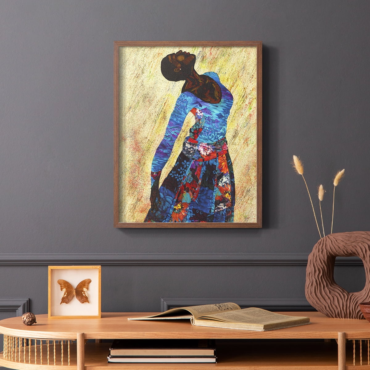 Woman Strong IV Framed Print - Solid Wood in Single Picture Frame Solid Wood 2 Framed Print