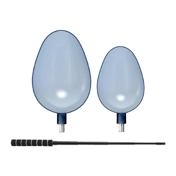 S SERENABLE 2 Pcs Cuillères de Lancer pour Appâts de Pêche Antidérapantes Cadeau Leurre de Pêche Mangeoire avec Blanc
