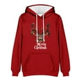 thumbnail image 5 of DODADAWANJ Cute Christmas Hoodies for Men Elk Graphic Pullover Hoodie Big and Tall Hooded Sweatshirt for Christmas Gifts Men M, 5 of 5