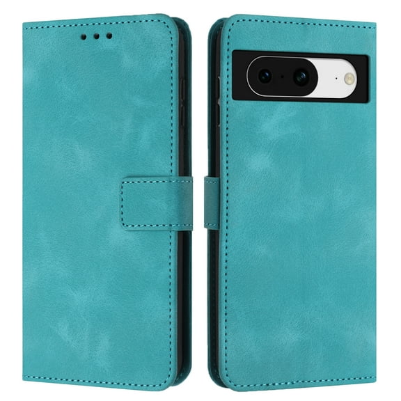 Allytechgroup Wallet Case for Google Pixel 9, Premium PU Leather Flip Folio Stand Card Slots Hand Wrist Phone Casef or Google Pixel 9, Green