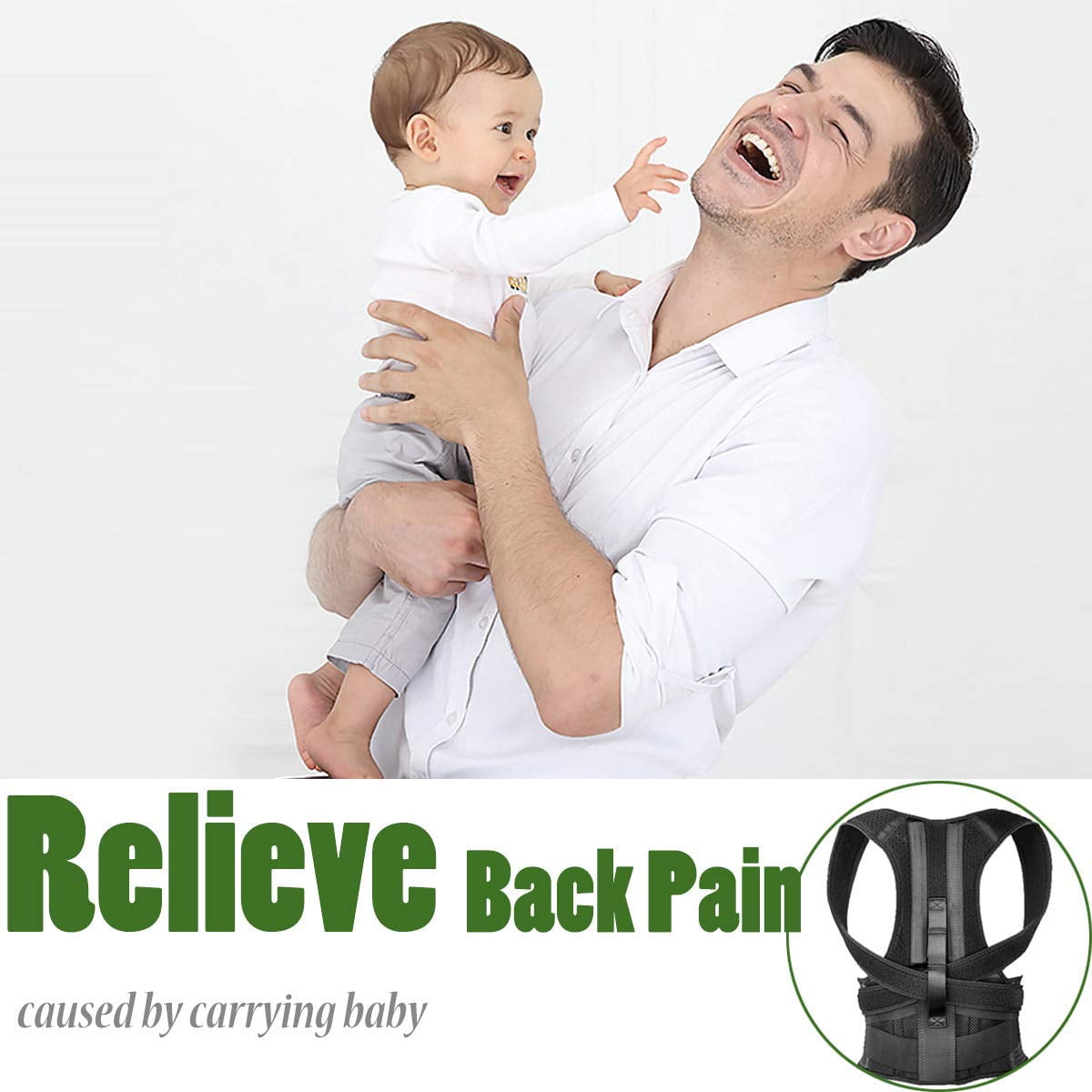 back brace for carrying baby