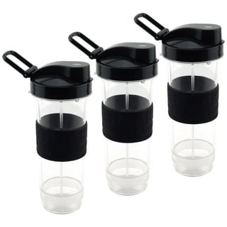 Generic 16OZ Replacement Cups for Magic Bullet, 6Pcs/Set Parts Compatible  with 250W Magic Bullet Blender MB1001, Include 16oz Mug Cups
