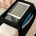 thumbnail image 3 of Fashion Sofa Side Hanging Bag Multi-Layer Multi-Compartment Storage Hanging Bag Sofa Storage Pocket for Remote Control Books Phone, 3 of 9