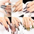 thumbnail image 2 of Esmalte de uñas cromado, paquete de 6, esmalte holográfico con purpurina, decoración para uñas, pigmento reflectante, 2 of 4