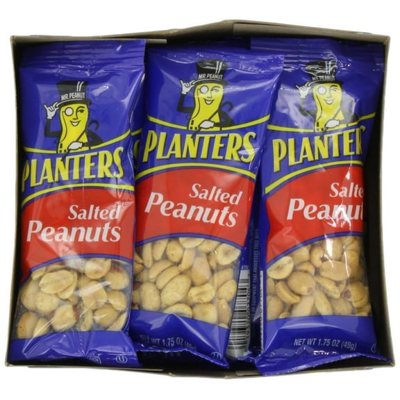 Planters Peanuts, Salted, 1.75-Ounce Bags (Pack NSD3 of 48)