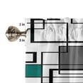 thumbnail image 6 of Abstract Square Modern Art Duck Green Curtain Home Decoration Living Room Short Curtains Window Treatments For Kitchen Bedroom, 6 of 6