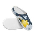 thumbnail image 3 of Kdxio Astronaut And Space Women's Men's Slippers Plush Slip-On House Slipper for Winter Indoor Soft Cushion Non-slip Fluffy Slides Slippers-46/47, 3 of 7