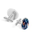thumbnail image 3 of Christmas Sleigh Formal Shirt Cufflink Set for Men, Made of Stainless Steel, for Business Attire, 3 of 6