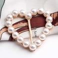 thumbnail image 3 of Yhmxh Home Decor,Room Decor,Bathroom Decor Ladies Fashion Scarf And Shirt Clip Button Pearl Corner Knot Button Decorative Buttons, 3 of 4