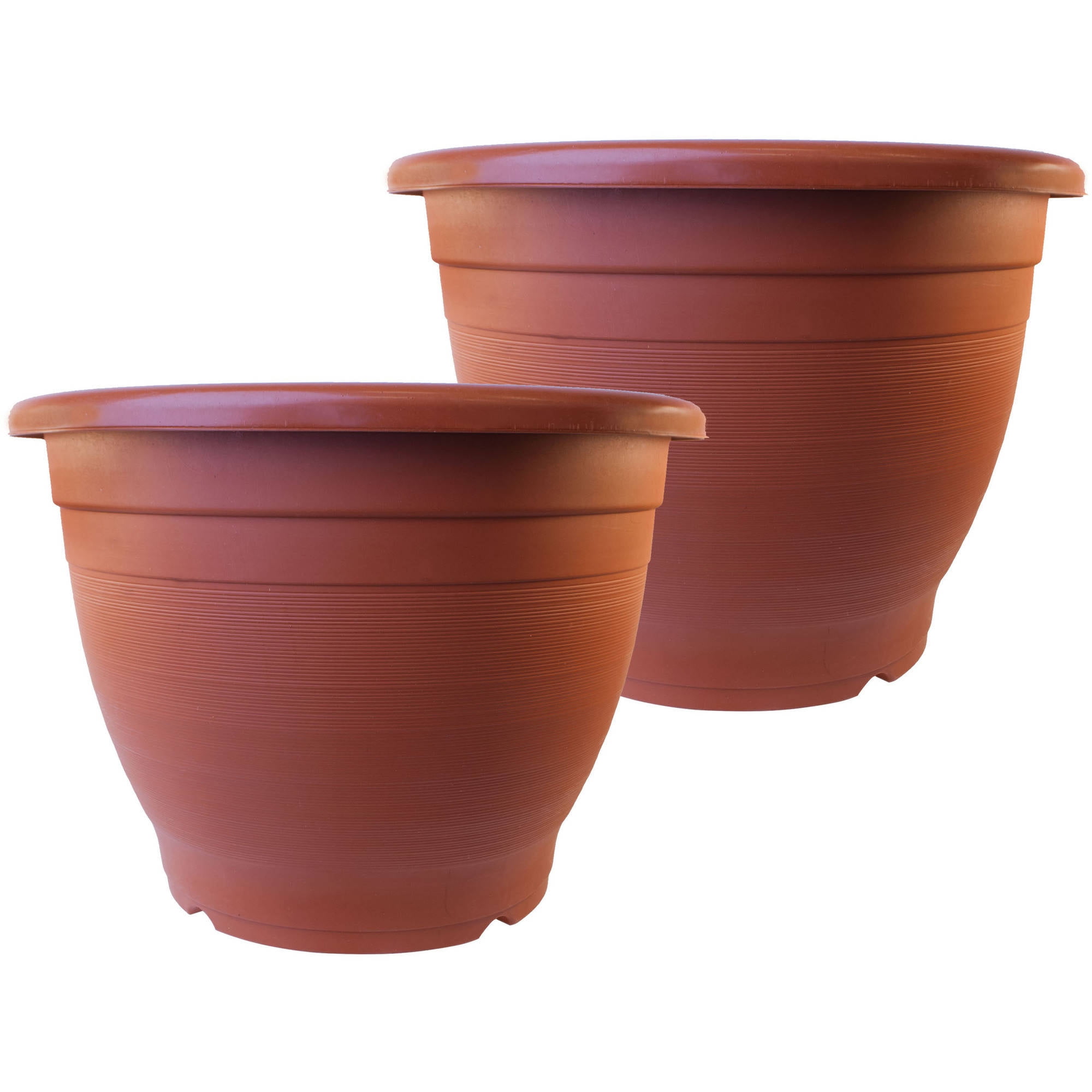 ALEKO 2PP450TC Terra Cotta Thermoformed Planter Plastic