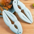 thumbnail image 6 of Stainless Steel Crab & Nut Cracker Tongs | Lobster Sheller Tool | Easy-Clean Kitchen Gadget for Restaurants & Home Use | Pink, Green, Blue Colors | 5.19 Inch Crab Claw Opener, 6 of 6