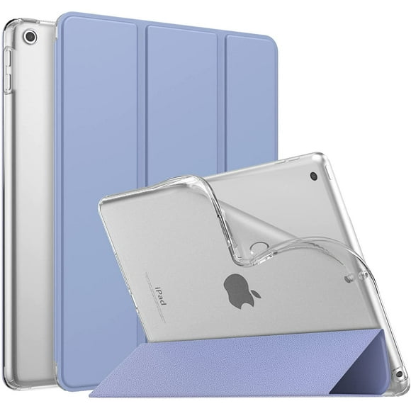 VEEkI Wekity iPad 10.2 Cover for iPad 7th Gen 2019 Soft Matte Back Slim Case with Stand, Auto Wake/Sleep