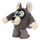thumbnail image 4 of Plush Squeaky Dog Toys Cute Cartoon Teeth Grinding Bite Resistant Funny Interactive Dog Chew Toys Grey, 4 of 5