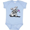 thumbnail image 3 of Inktastic Schnauzer with Heart Boys or Girls Baby Bodysuit, 3 of 5