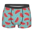 thumbnail image 4 of Goofa Watermelon Printed Men's Boxer Briefs Underwear, Moisture-Wicking Underwear, Trunk,Soft and Breathable Cotton Underwear-X-Large, 4 of 9