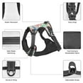 thumbnail image 6 of Fuzoiu Passport Stamp Print Reflective Dog Harness,Adjustable, Breathable Pet Vest,Dog Harness No Pull,No Choke Pet Vest for Small, Medium, and Large Dogs-Small, 6 of 6
