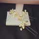 thumbnail image 5 of Pin Genérico Hecho Cristal Nupcial Dorado Joyería Para El Cabello Accesorios Para El BLESIY Pin de la cabeza, 5 of 7