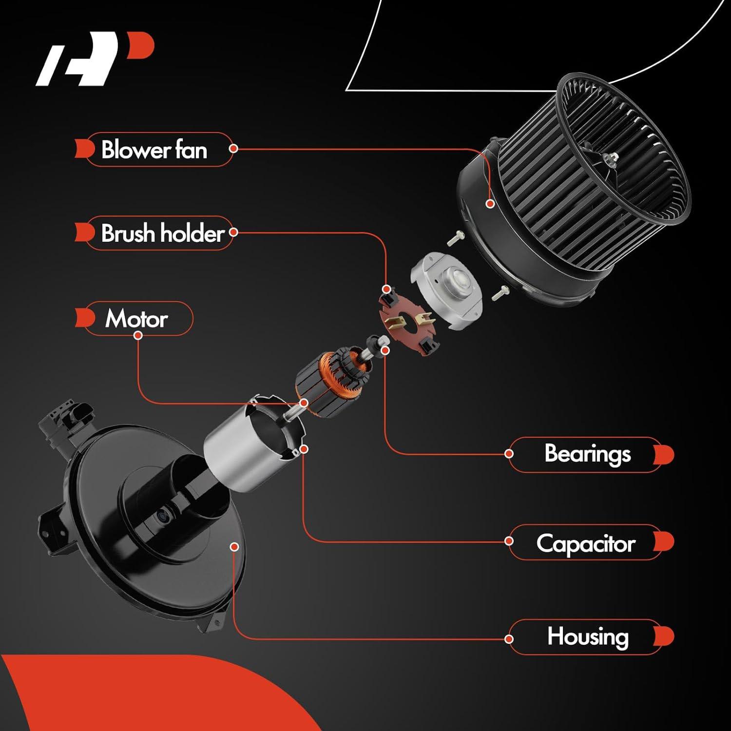 AC Heater Fan Assembly Replacement Blower Motor For Nissan Rogue - Foto 9