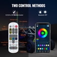 thumbnail image 4 of STAWAY 4FT LED Whip Light with APP & RF Remote Control, 300 Colors, IP67 Waterproof, Quick Mount for UTVs, ATVs, Motorcycles - Ultimate Visibility, 4 of 9