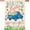 28*40", variant on Easter Flags 28 x 40 Double Sided,Hello Spring Easter House Flag Lagre Burlap Easter Flag with Bunny for Outside Vertical Holiday Yard Décor Easter Garden Flag