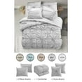 thumbnail image 7 of Posh Living Arissa 5pc King/California King Comforter Set Grey, 7 of 7