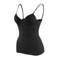 thumbnail image 7 of Otntypg Camisole Tops for Women Built in Bra Tank Tops for Women 2025 Bras No Underwire Yoga Tops Workout Sports Padded Cami Black M, 7 of 7