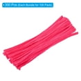 thumbnail image 3 of Uxcell 30CM/12Inch Pipe Cleaners, 300 Pack Flexible Chenille Stems for DIY Art Creative Crafts, Rose Red, 3 of 6