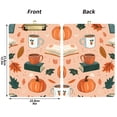 thumbnail image 5 of FORMRS Acrylic Clipboard with Low Profile Clip Standard A4 Letter Size, 12.5" x 9", Pink Fall Coffee, 5 of 8